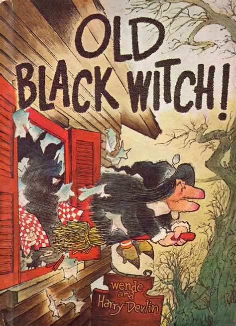 Old black witch book